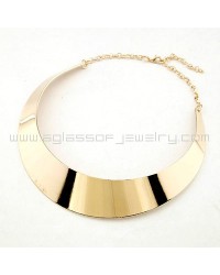 Glossy Metal Necklace